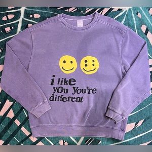 Cactus Plant Flea Market Crewneck I Like You You’re Different Knockoff ✴️ FAKE
